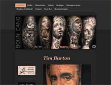 Tablet Screenshot of boun-tattoo.com